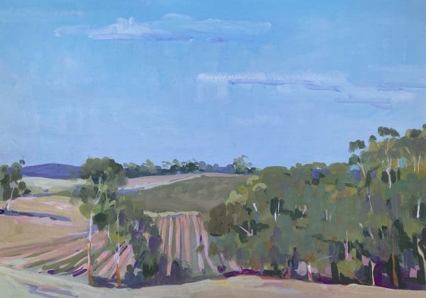 Gouache Landscape Painting