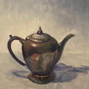 Deco Silver teapot
